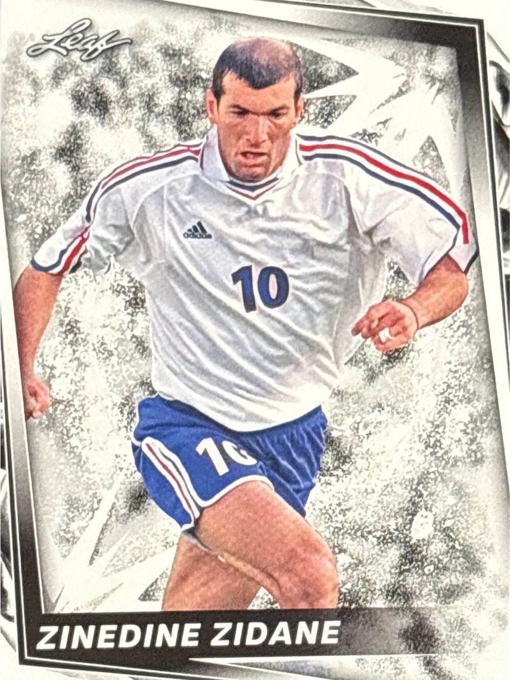 Leaf Zinedine Zidane Soccer Trading Card
